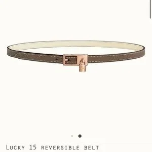 hermes lucky 15 reversible belt